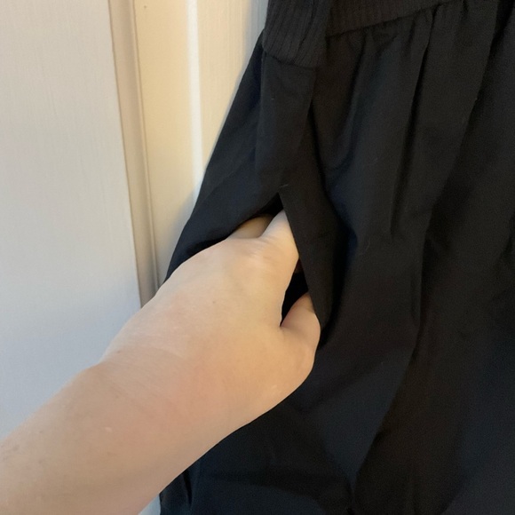 J.Crew Ribbed-knit mixy dress Black Midi Pockets Plus Size 3X NWT Capsule Basic - Picture 7 of 12